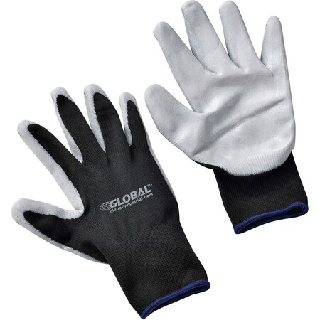 Global Industrial Coated Gloves, Nylon, Nitrile, Multi-Colored, XL 708344XL
